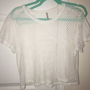 See through white shirt